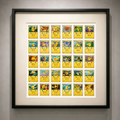 Pokémon 30th Anniversary Pikachu 30-Card Custom Display Frame | Complete Set of 30