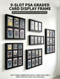 Graded Card Wall Display Frame for PSA / CGC Slabs | Carbon-Fiber TCG Grid Showcase