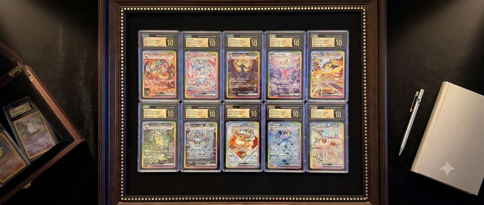 Magnetic TCG Wall Display Frame for Graded Slabs & Single Cards | Modular PSA / CGC Showcase