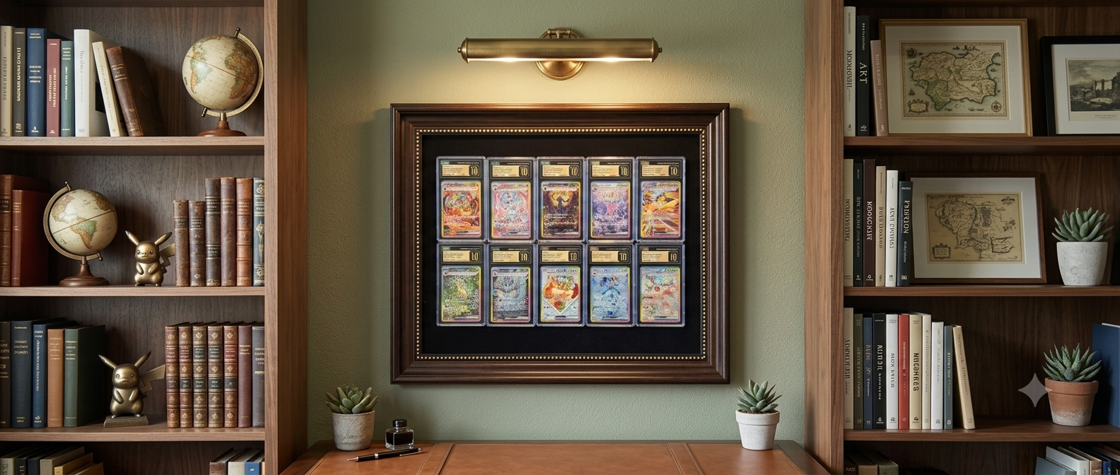Magnetic TCG Wall Display Frame for Graded Slabs & Single Cards | Modular PSA / CGC Showcase
