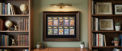 Magnetic TCG Wall Display Frame for Graded Slabs & Single Cards | Modular PSA / CGC Showcase