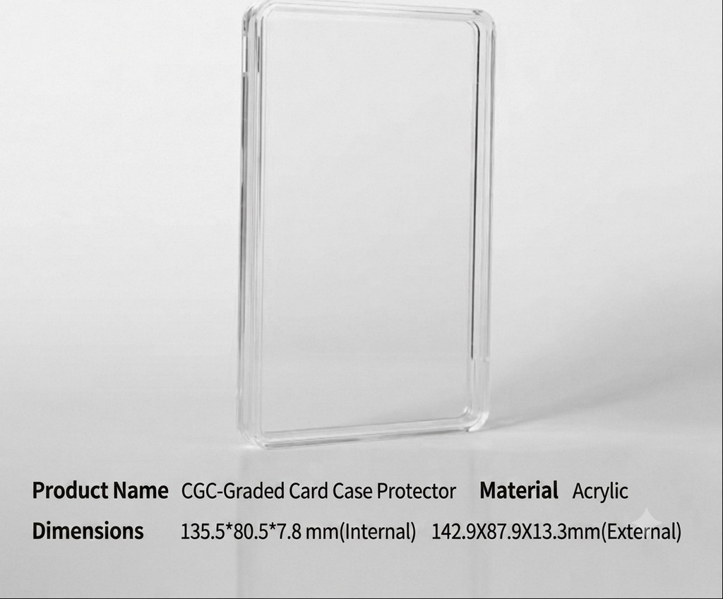 Stackable Acrylic Graded Card Slab Protector for PSA / CGC / TAG | TCG Slab Display Case