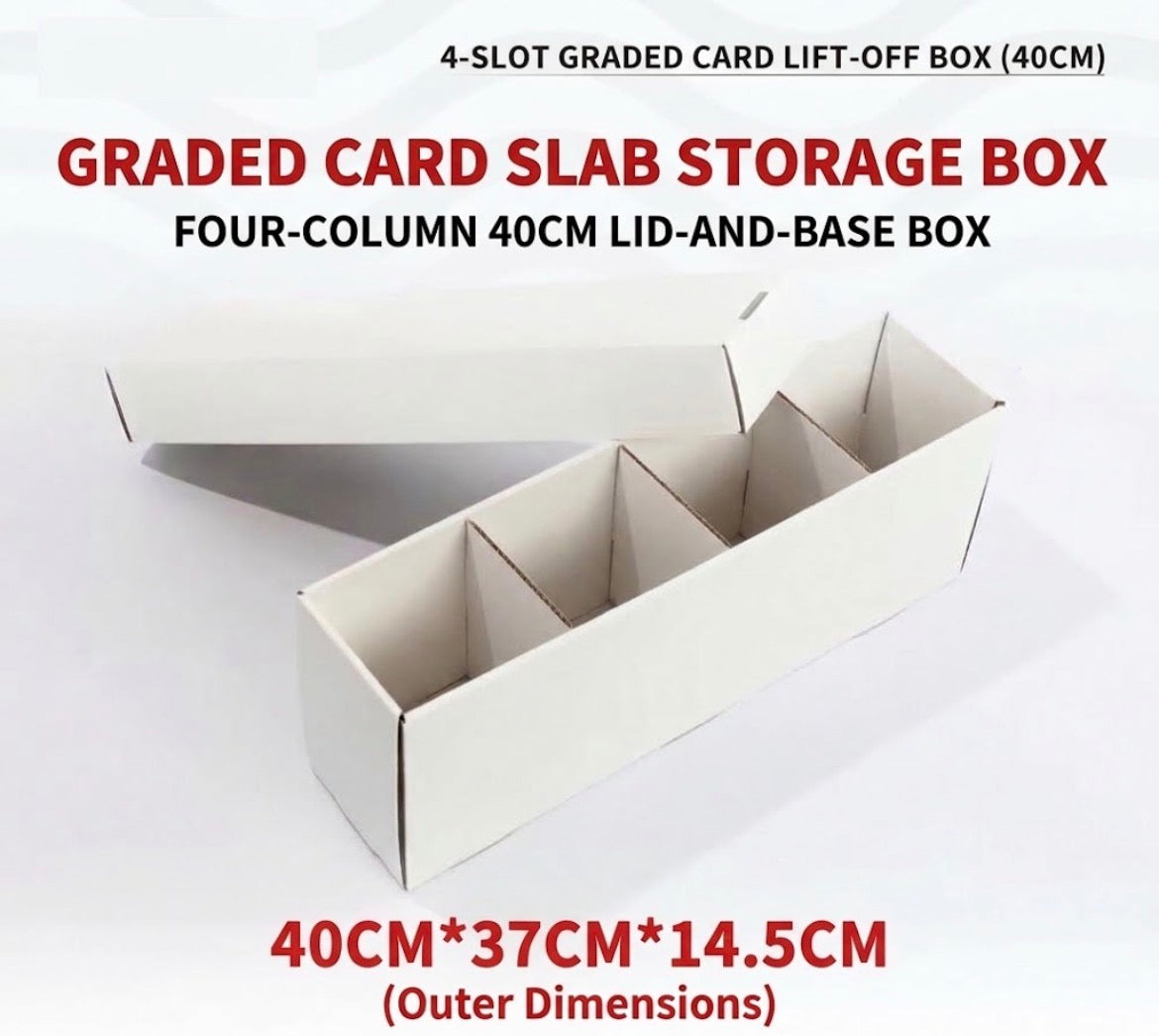 Graded Card Slabs Storage Box for Pokemon, One Piece, Dragonball, Gundam...