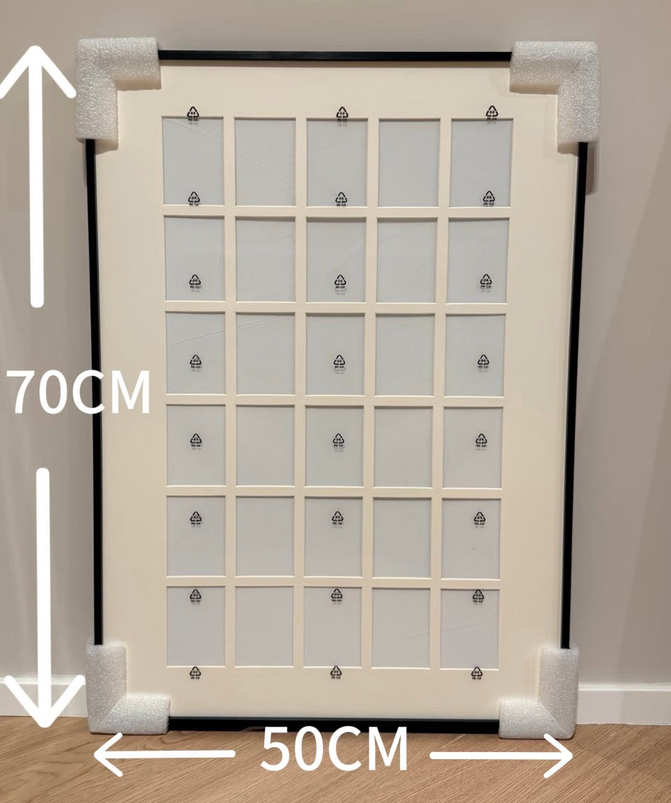 Pokémon 30th Anniversary Pikachu 30-Card Custom Display Frame | Complete Set of 30